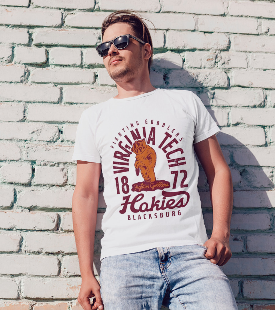 Virginia Tech Hokies Fightin' Gobblers 1872 Blacksburg VPI T-Shirt