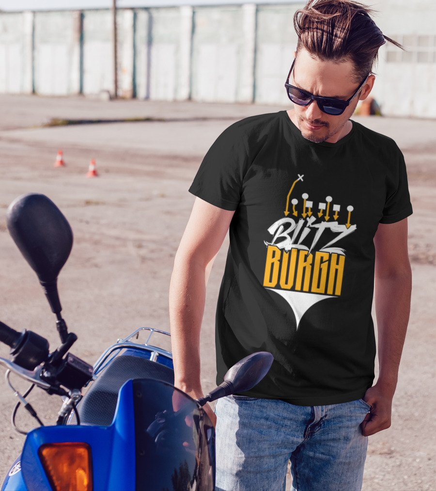 Pittsburgh Steelers Blitzburgh Football Play T-Shirt