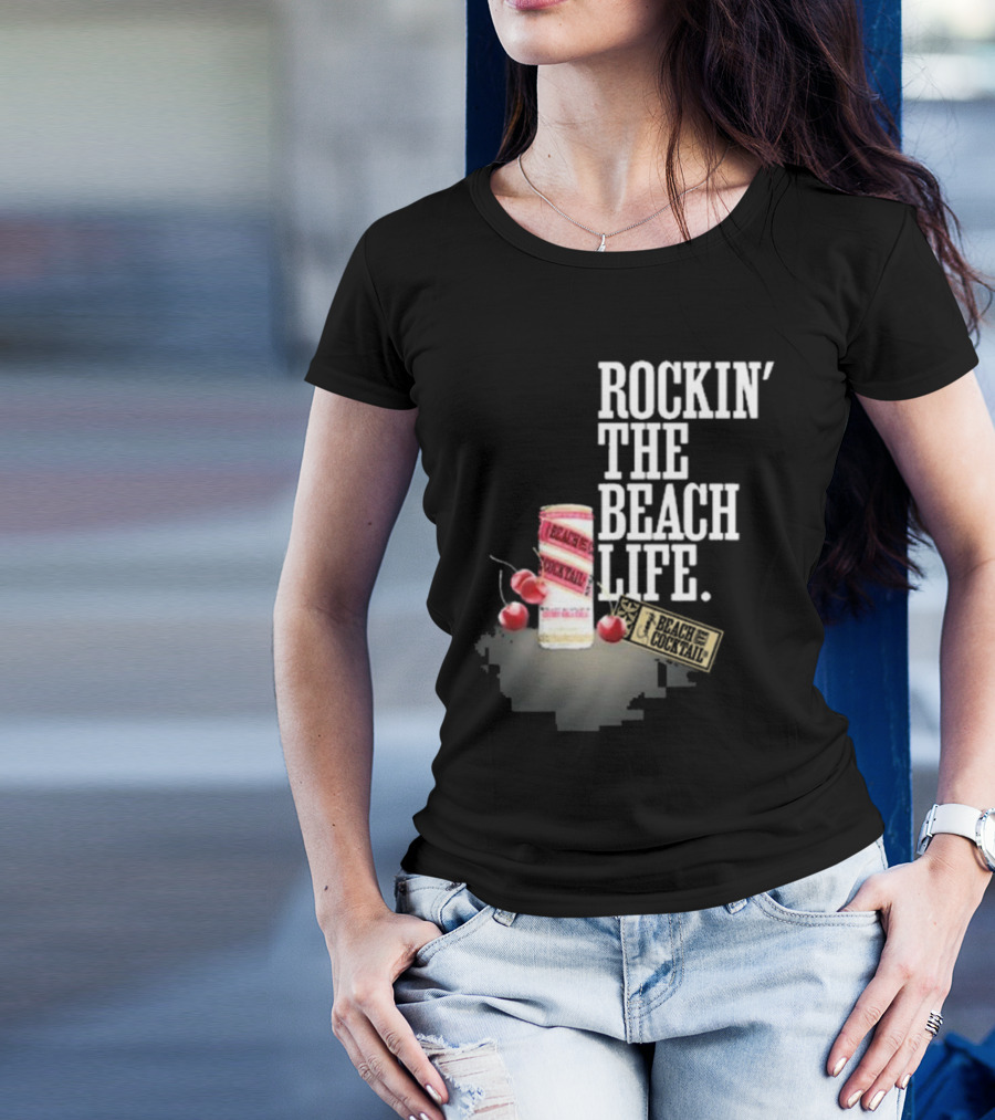 Rockin' The Beach Life Sammy Hagar Red Rocks Beach Cocktail T-Shirt