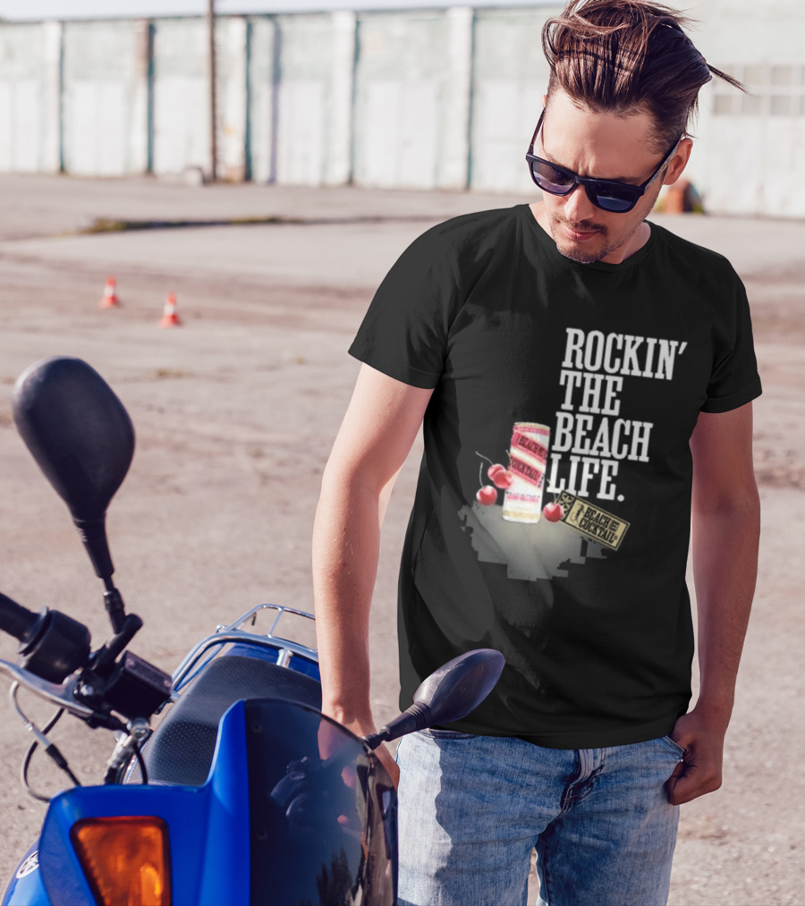 Rockin' The Beach Life Sammy Hagar Red Rocks Beach Cocktail T-Shirt