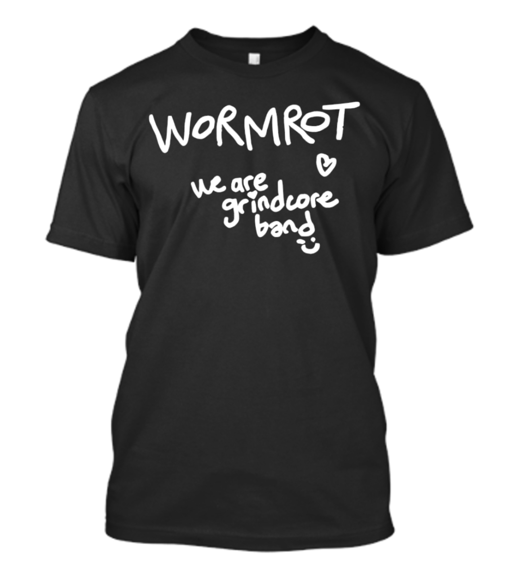 Wormrot We Are Grindcore Band With Heart And Smile Elements T-Shirt