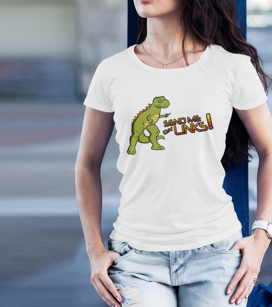 SEND ME DA' LINKS Dinosaur T-Shirt
