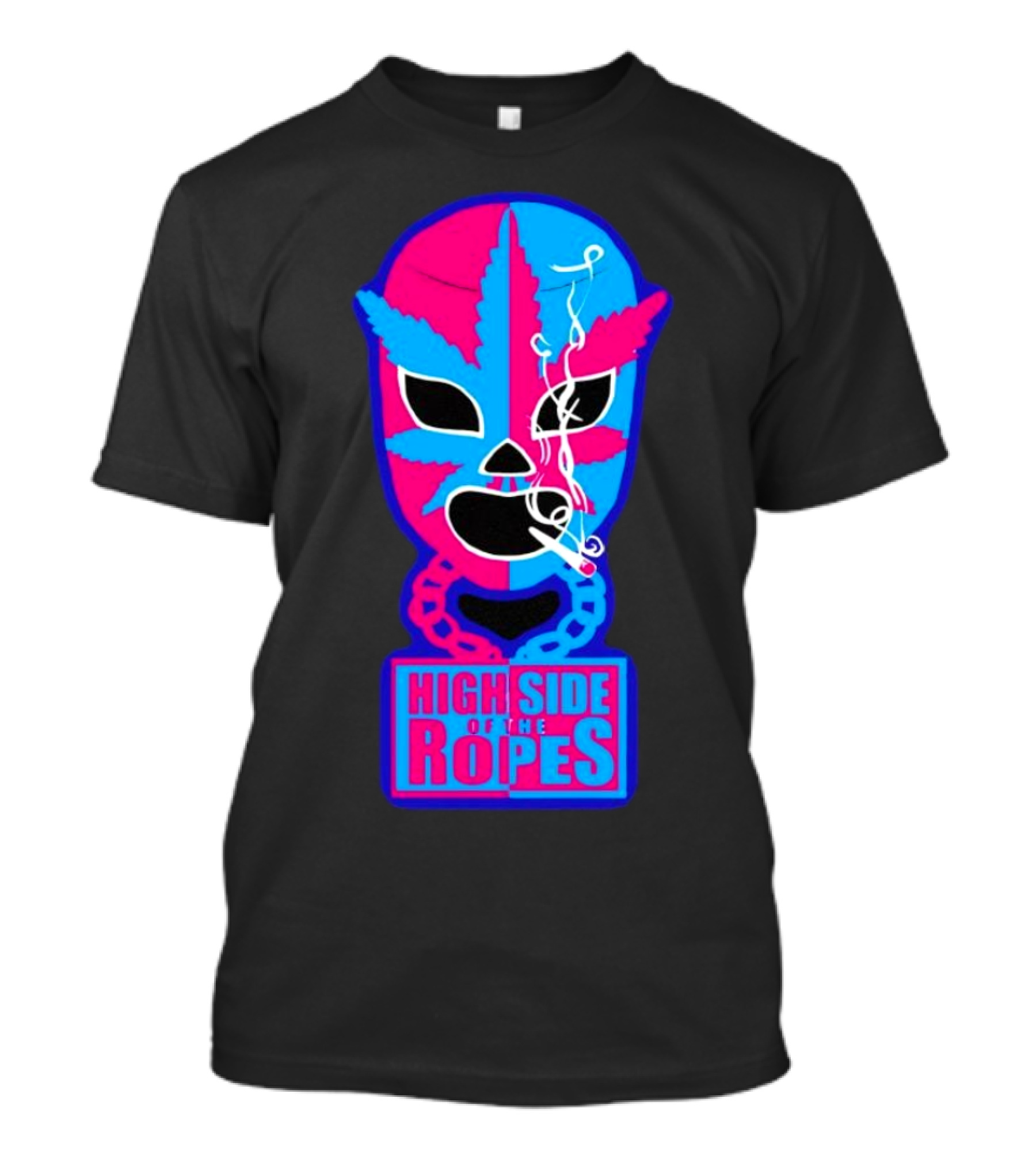 High Side Of The Ropes Karnival Of Kush Mask Smoke Chain T-Shirt