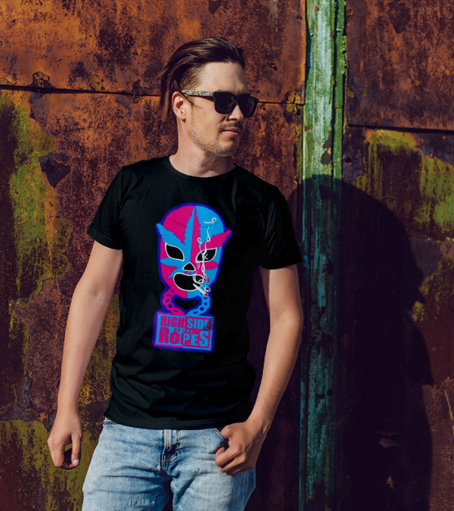 High Side Of The Ropes Karnival Of Kush Mask Smoke Chain T-Shirt