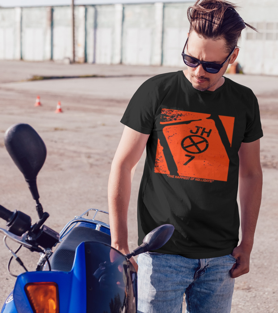 Jackson Holliday JH7 The Happiest Of Hollidays Baltimore Orioles EUTAW St T-Shirt