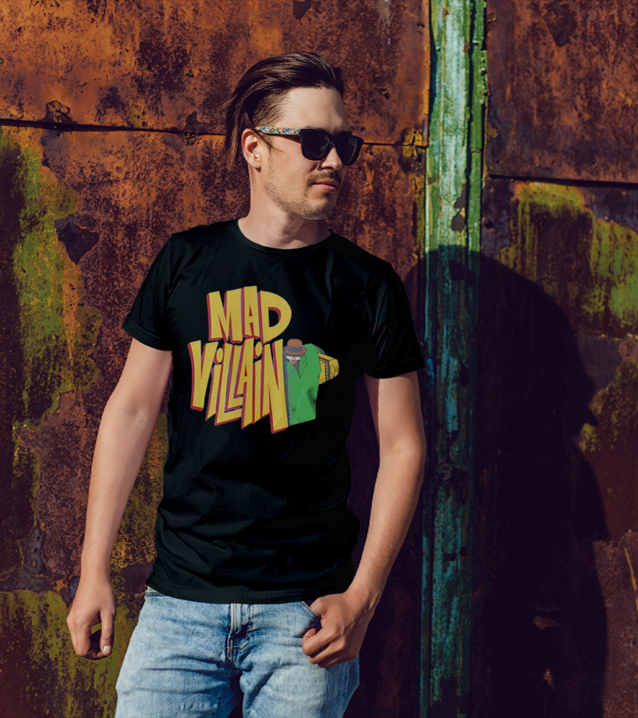 Mad Villain Lurk Mystery Figure In Green Trench Coat And Hat T-Shirt