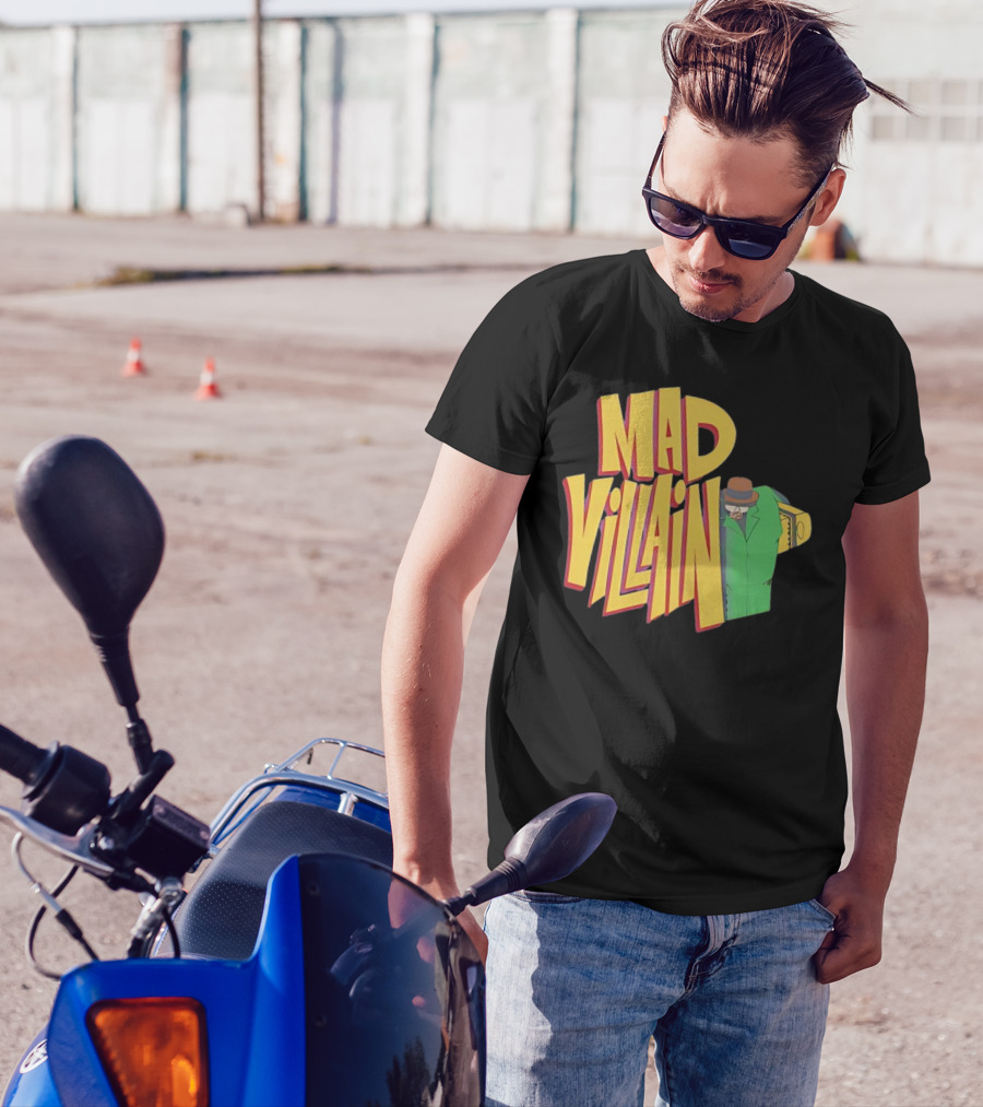Mad Villain Lurk Mystery Figure In Green Trench Coat And Hat T-Shirt