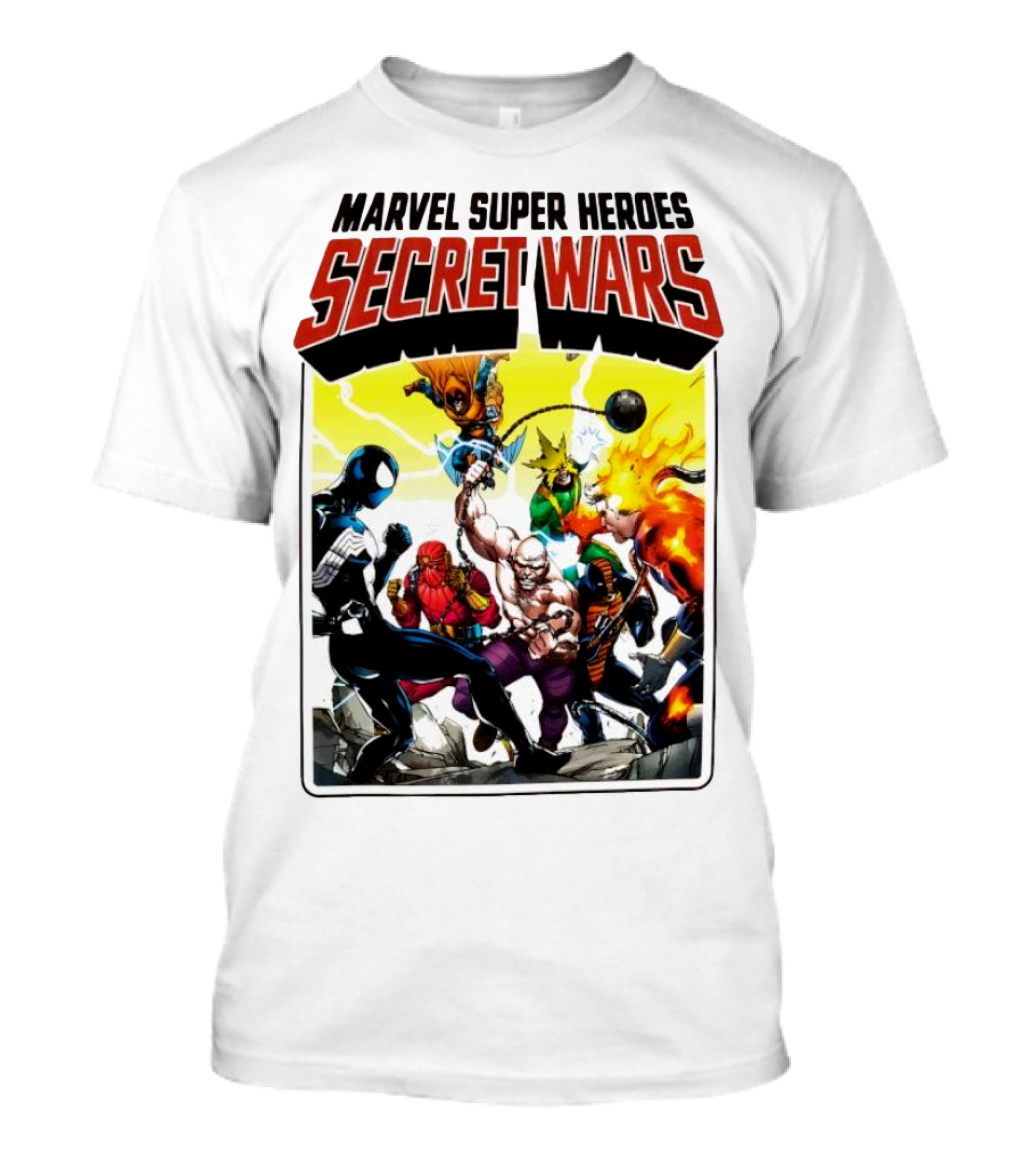 Marvel Super Heroes Secret Wars Spider-Man Vs Super Villains Classic Conflict T-Shirt