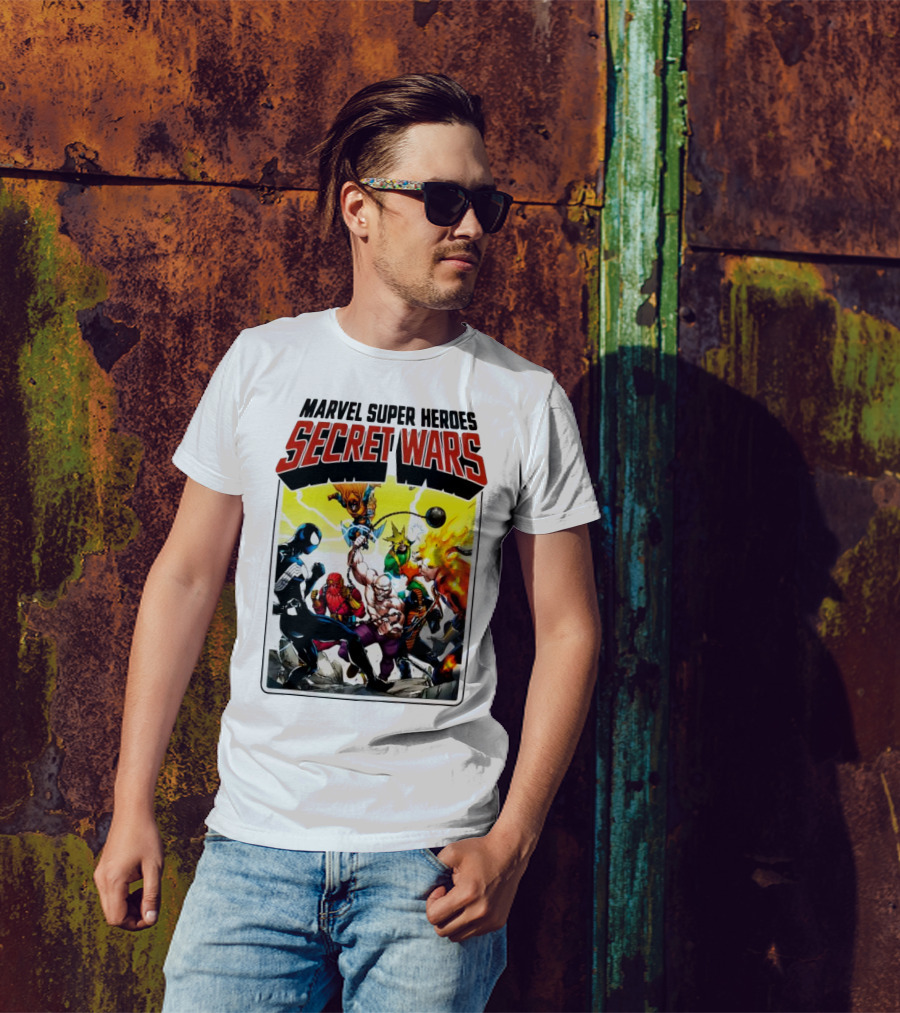 Marvel Super Heroes Secret Wars Spider-Man Vs Super Villains Classic Conflict T-Shirt