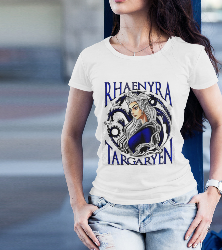 Rhaenyra Targaryen Dragon Emblem Royalty T-Shirt
