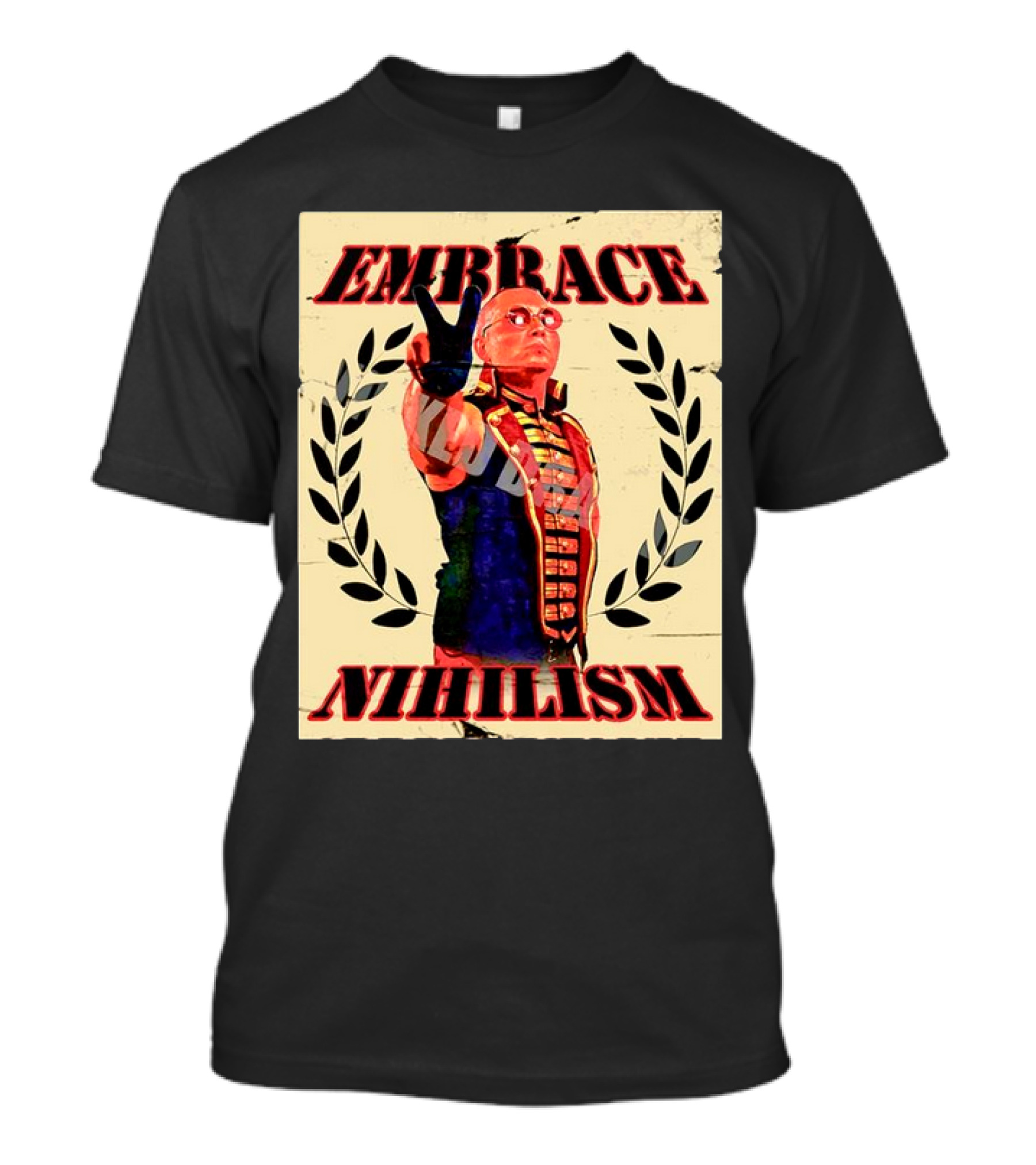 Embrace Nihilism Commissar Warhorse Victory T-Shirt
