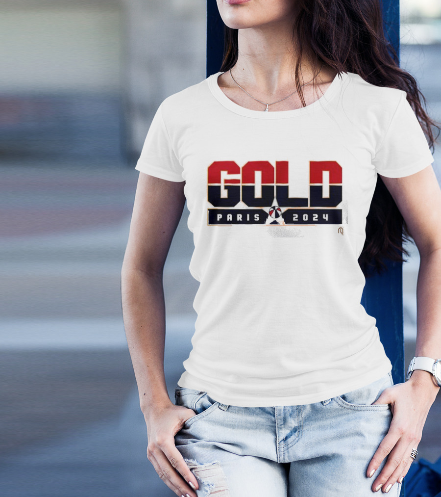 GOLD Paris 2024 Team USA T-Shirt