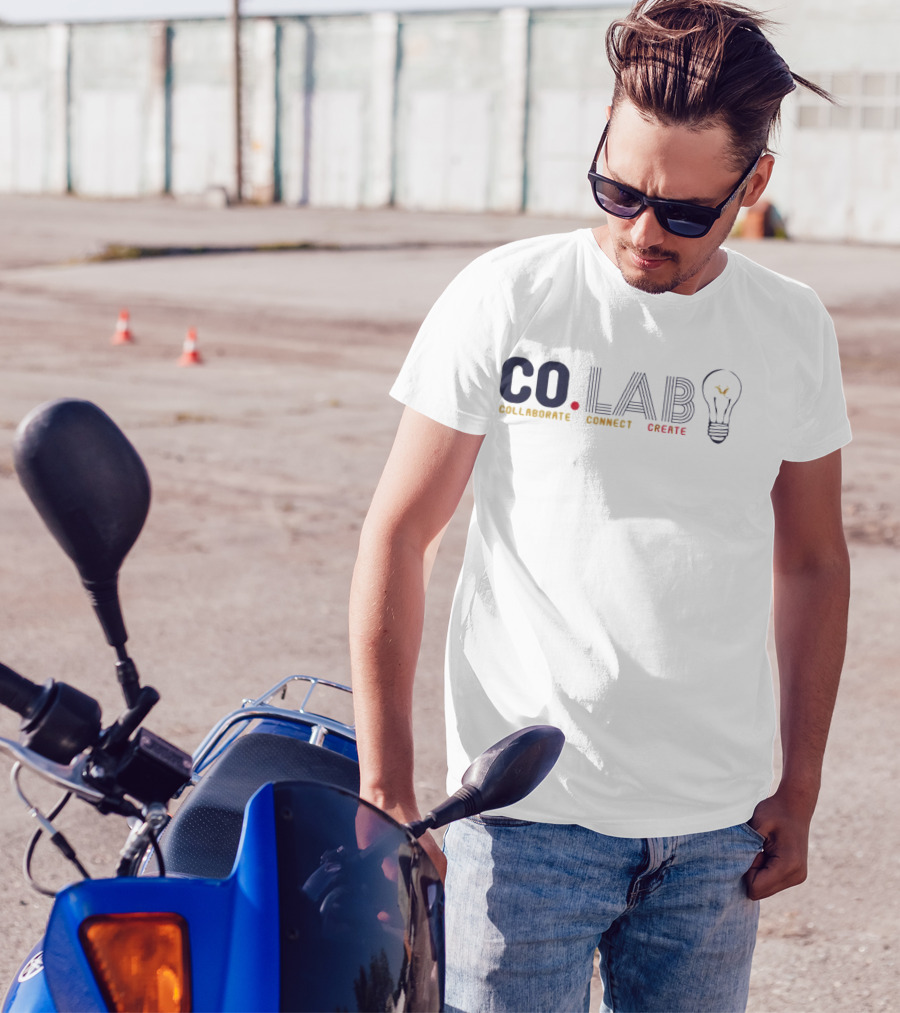 CO.LAB Collaborate Connect Create Light Bulb T-Shirt