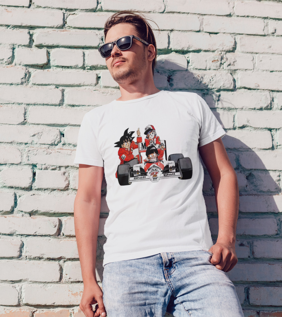 Dragon Ball Marlboro Shell 27 Racing Car Legends T-Shirt