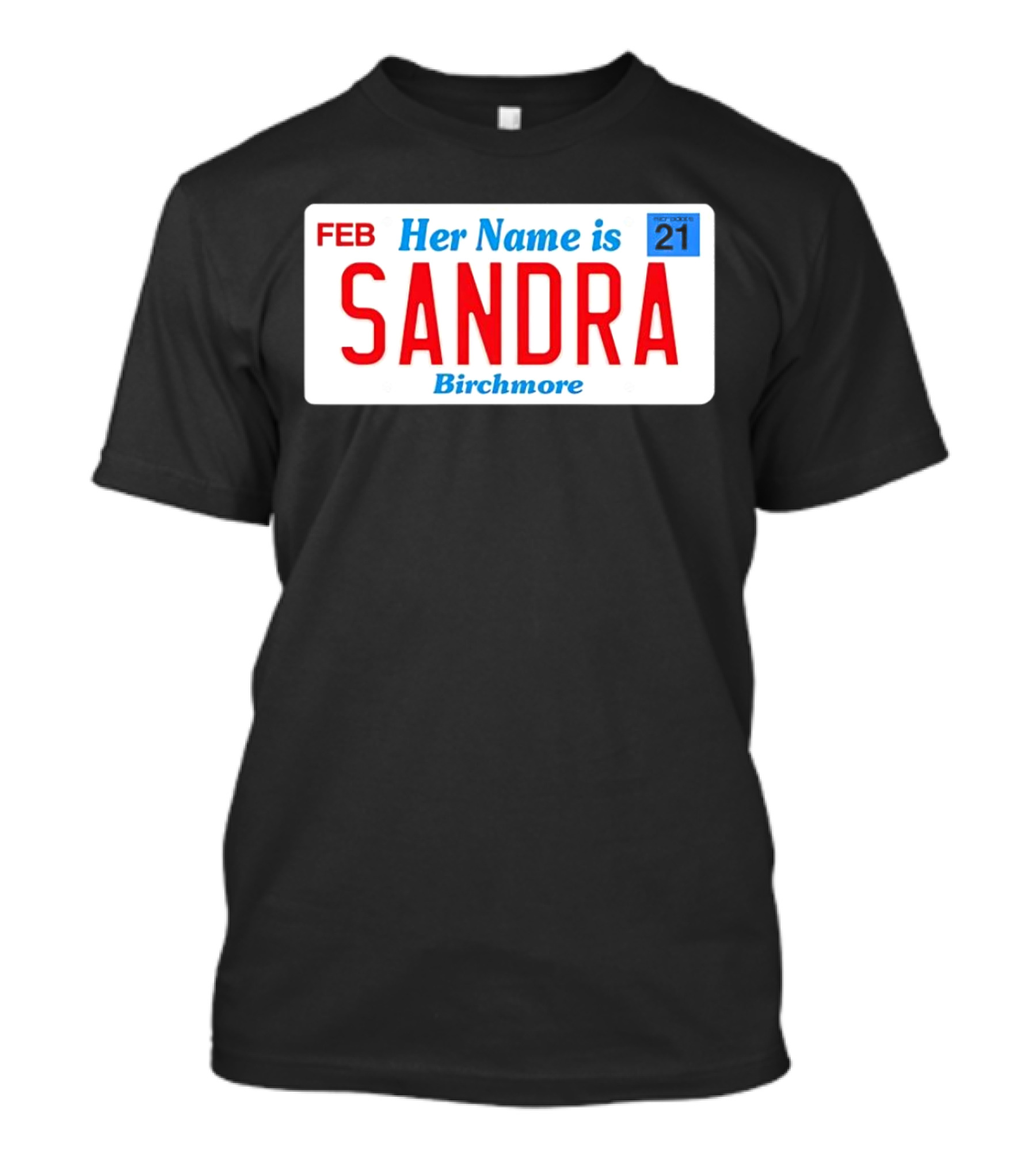 FEB Her Name Is Sandra Birchmore 21 T-Shirt