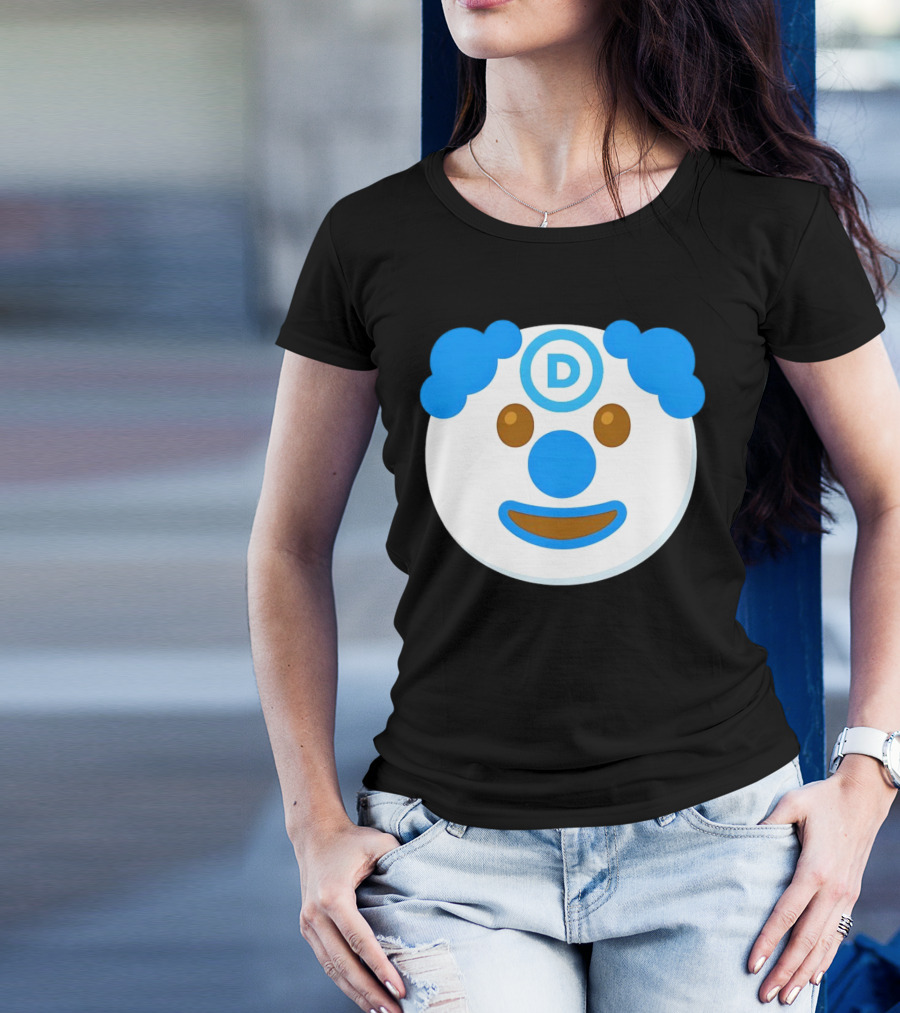 Kamala Harris And Tim Walz Liars Clown Emoji Democrat T-Shirt
