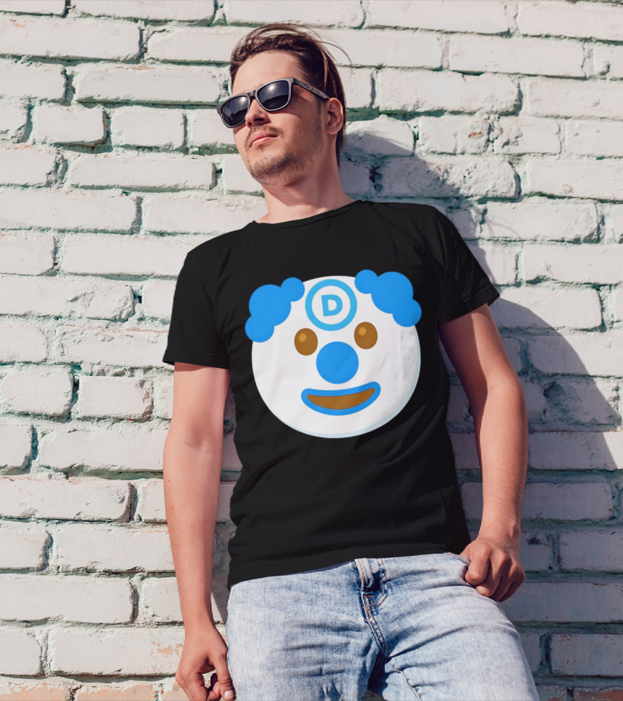 Kamala Harris And Tim Walz Liars Clown Emoji Democrat T-Shirt
