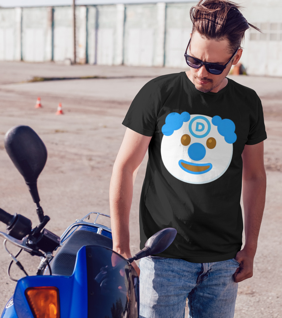 Kamala Harris And Tim Walz Liars Clown Emoji Democrat T-Shirt