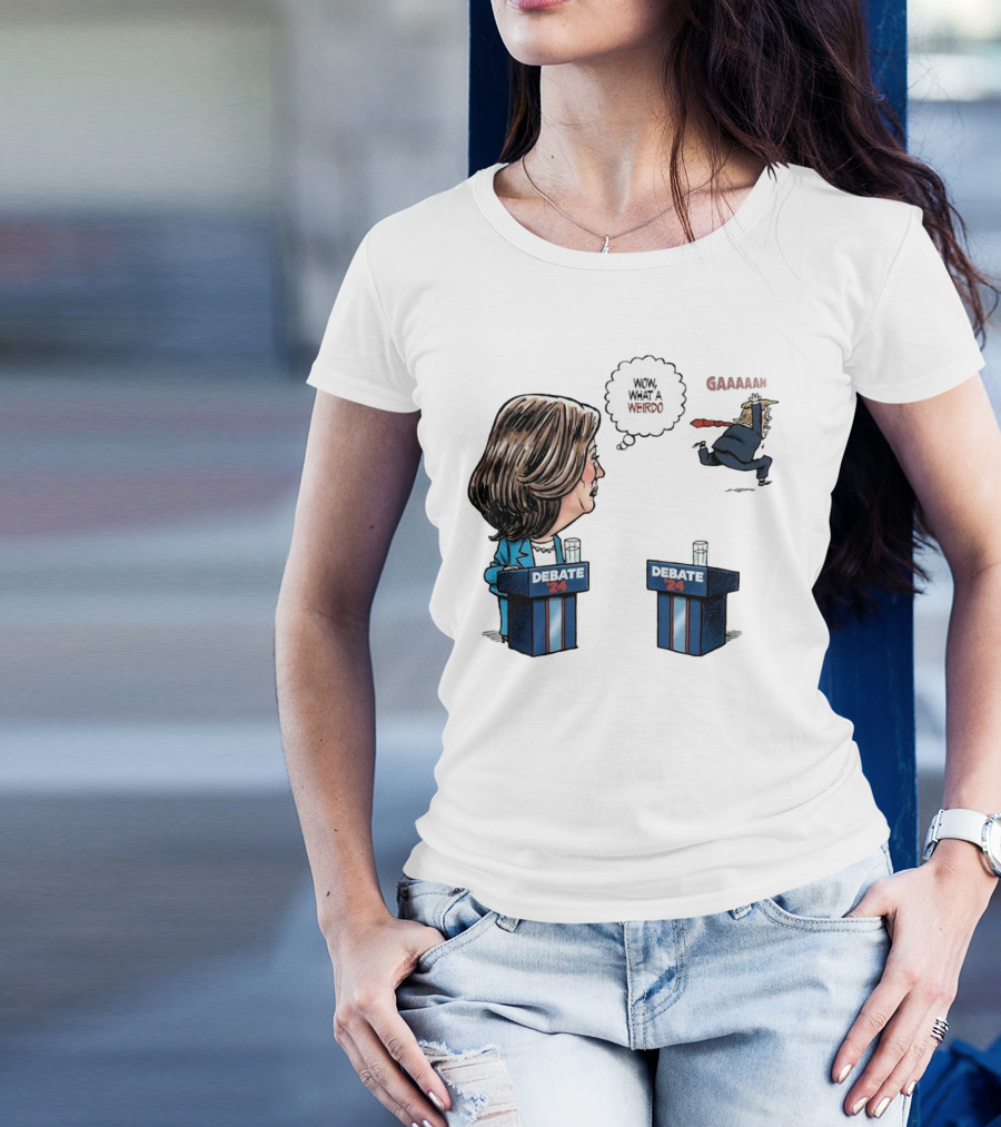 Debate 24 Wow What A Weirdo Gaah Kamala Harris Trump Running T-Shirt