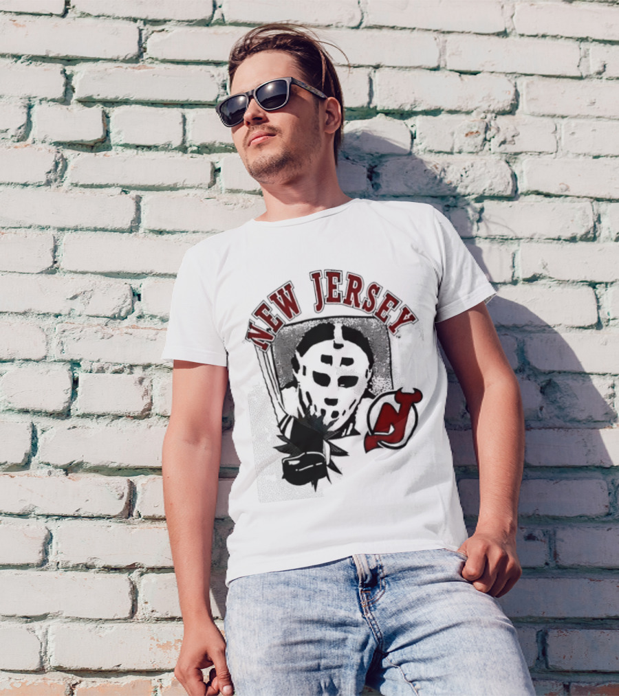 New Jersey Devils Retro Goalie Mask T-Shirt