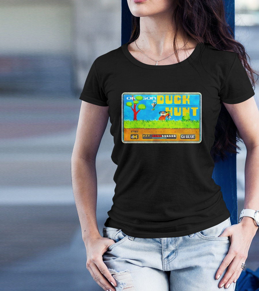 OREGON GAMEDAY DUCK HUNT GO BLUE T-Shirt