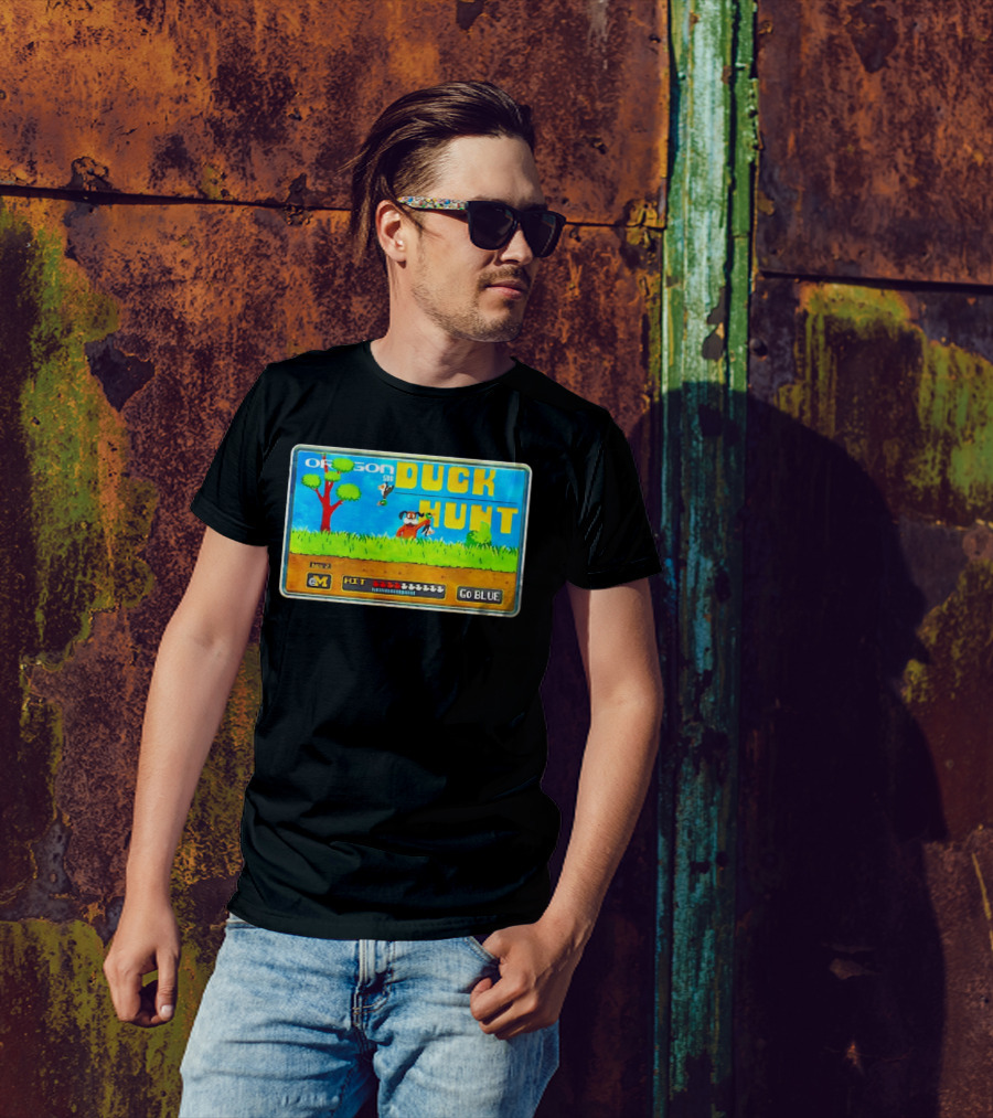OREGON GAMEDAY DUCK HUNT GO BLUE T-Shirt