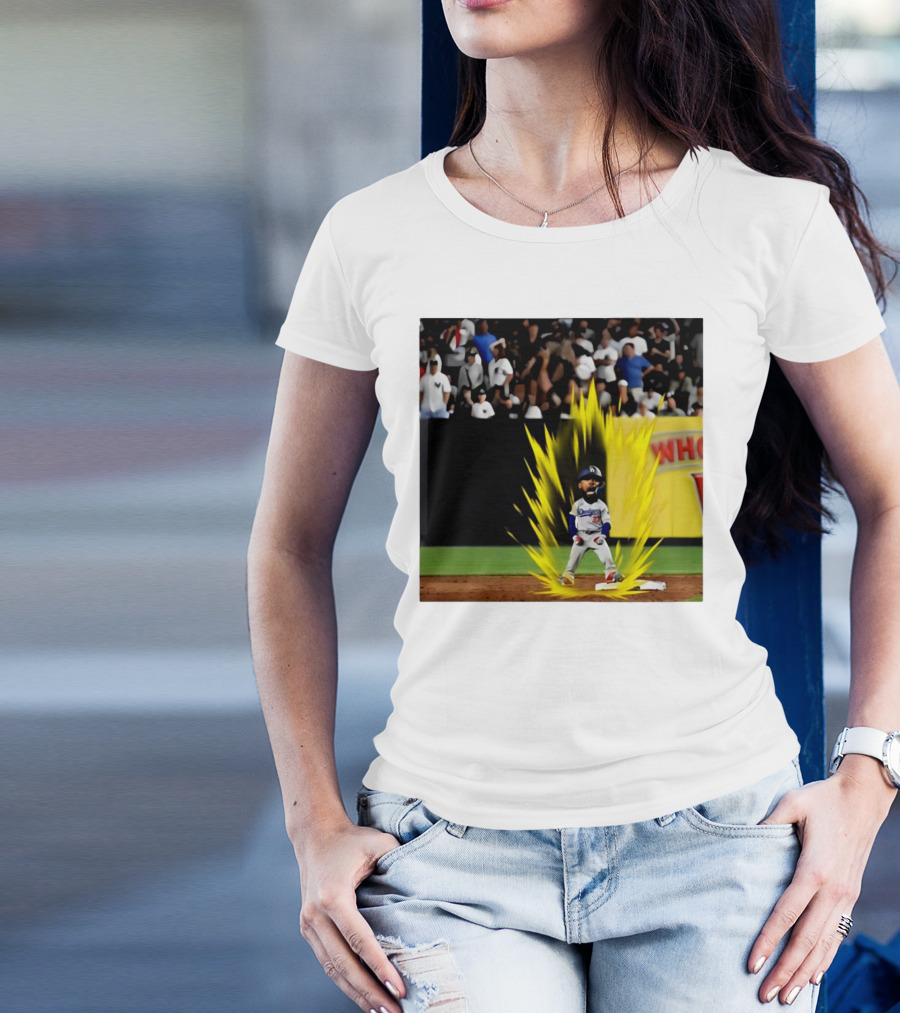Teoscar Hernández Dodgers Super Saiyan Walk-Off Moment T-Shirt