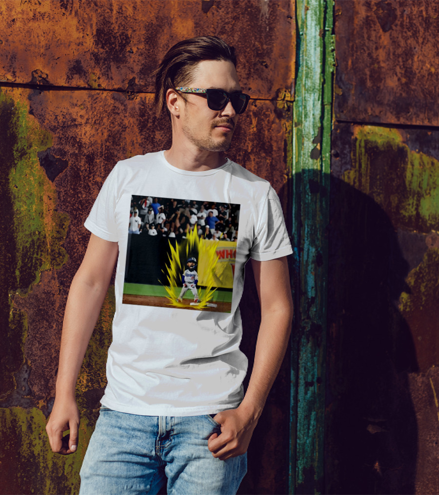 Teoscar Hernández Dodgers Super Saiyan Walk-Off Moment T-Shirt
