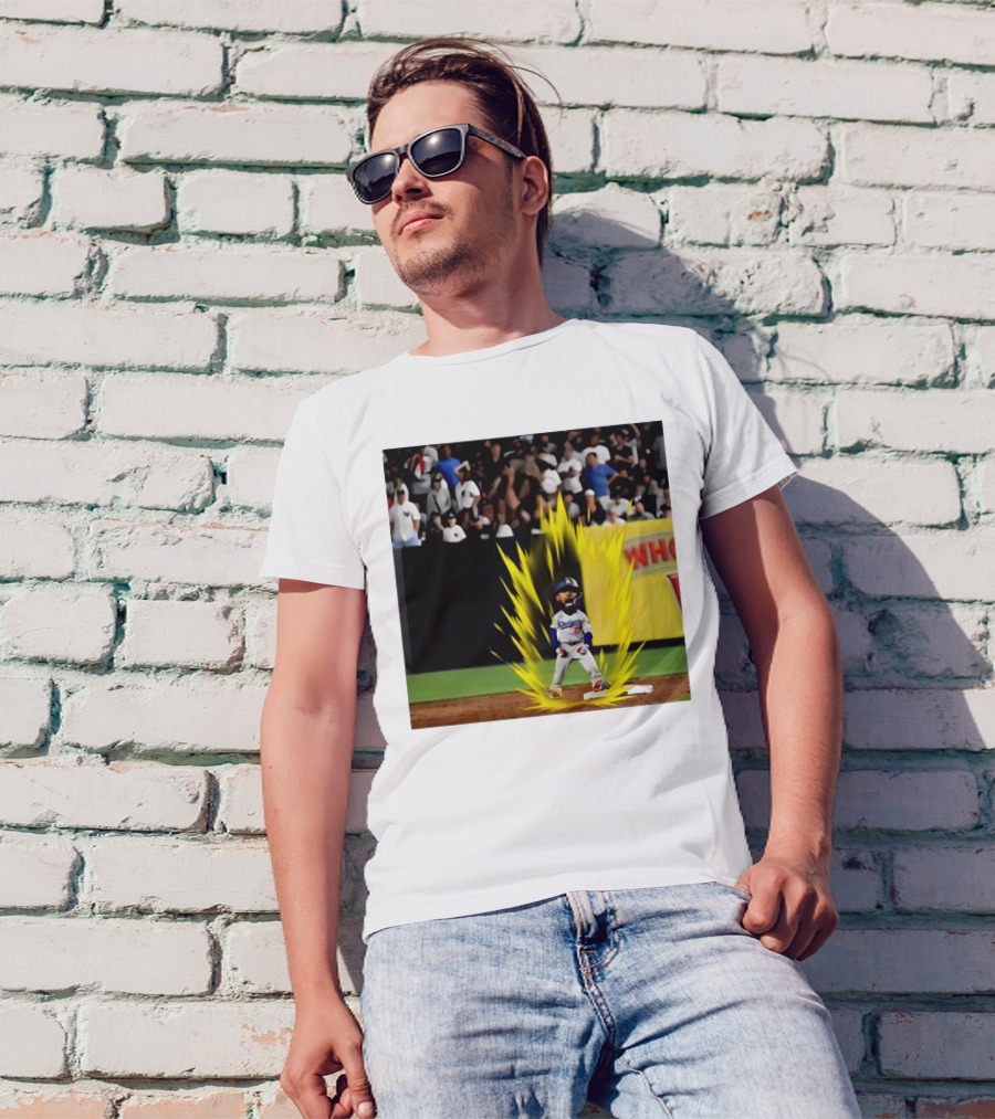 Teoscar Hernández Dodgers Super Saiyan Walk-Off Moment T-Shirt