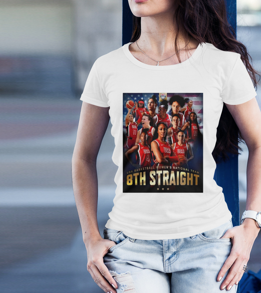 USA Basketball Women’s National Team 8th Straight T-Shirt