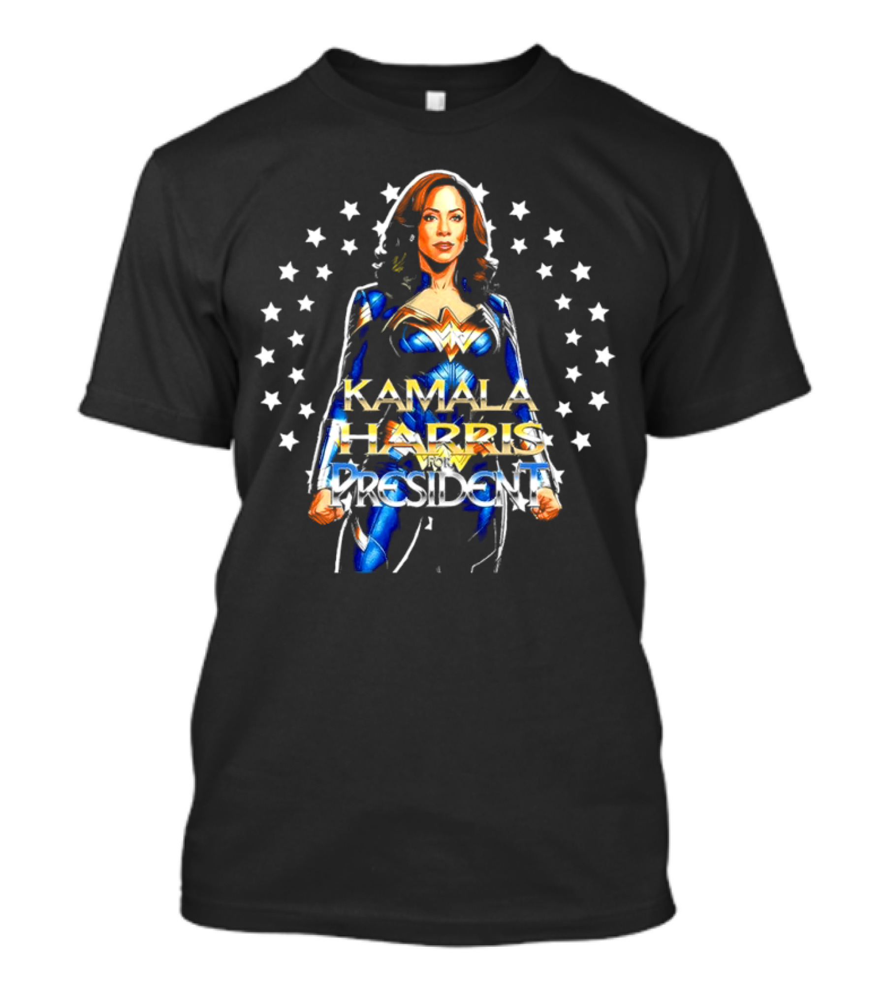 Kamala Harris Wonder Woman President Stars T-Shirt
