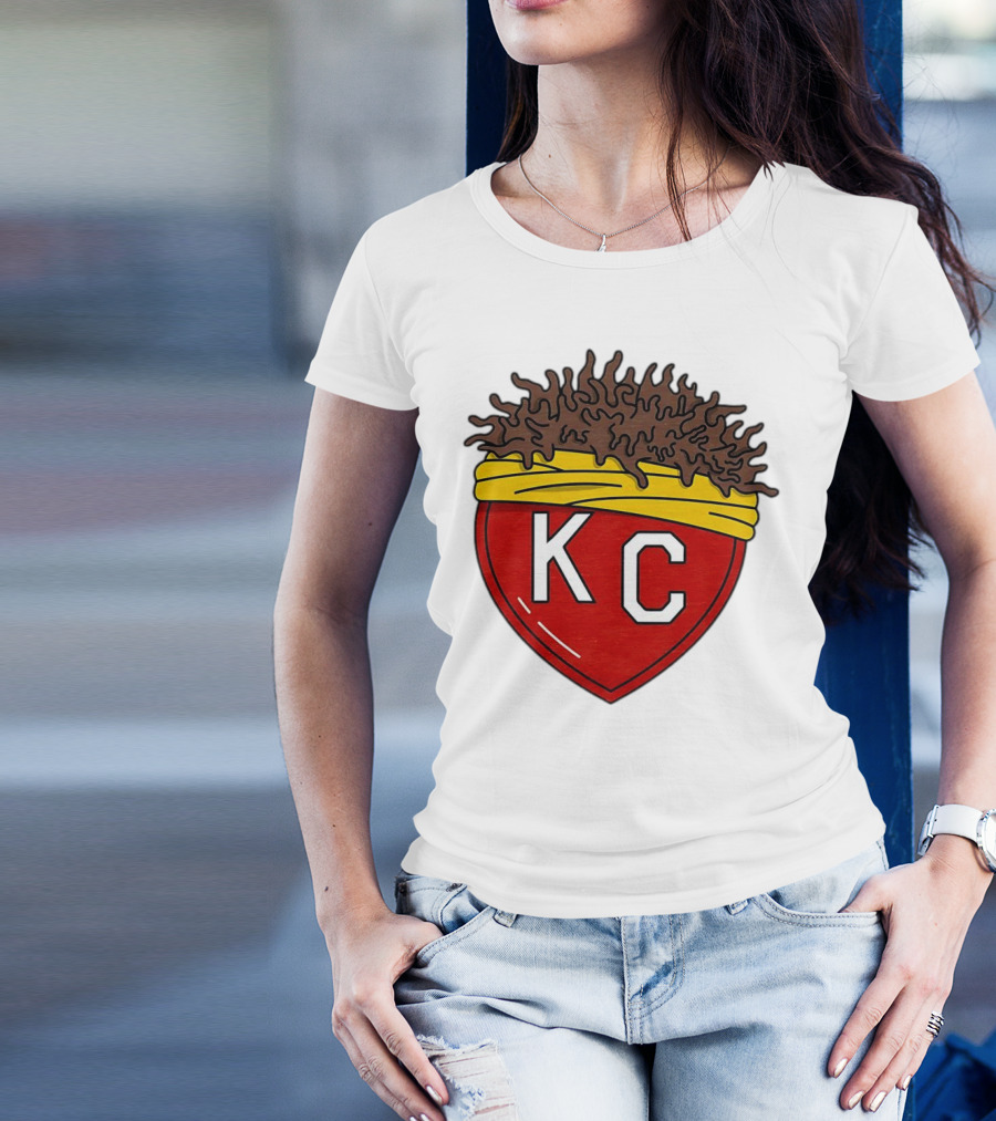 Kansas City Chiefs KC Heart French Fries T-Shirt