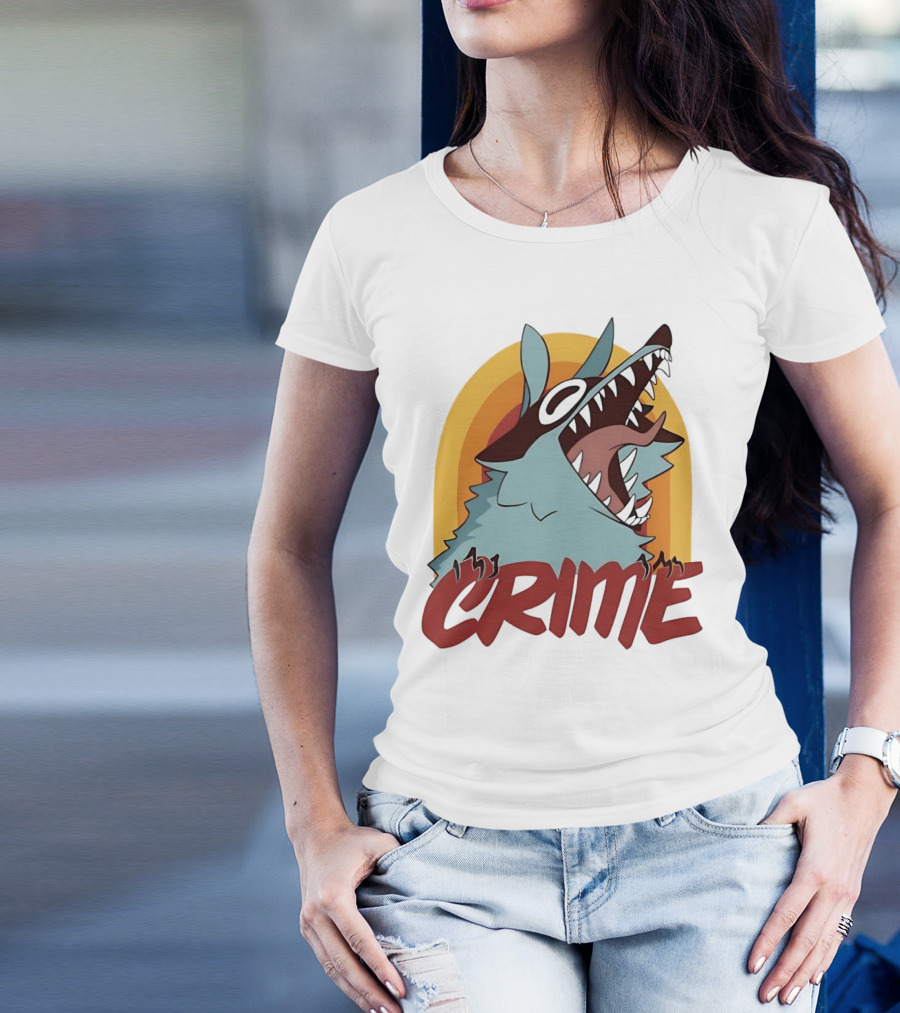 Kay Powell Wolf Crime T-Shirt