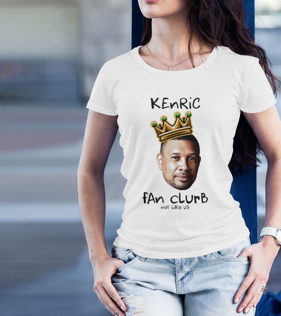 Kenric Fan Club Not Like Us With Crown T-Shirt