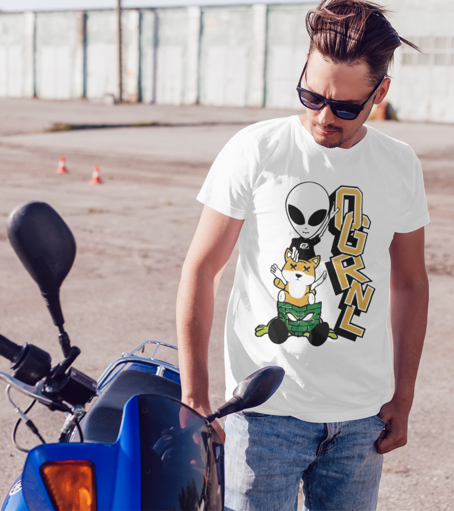 Optic Day 2024 OGRNL Alien And Cat With Sunglasses T-Shirt