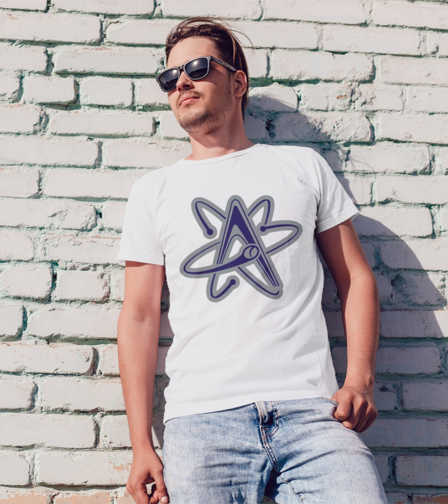Albuquerque Isotopes Atom Symbol With Letter A Emblem T-Shirt
