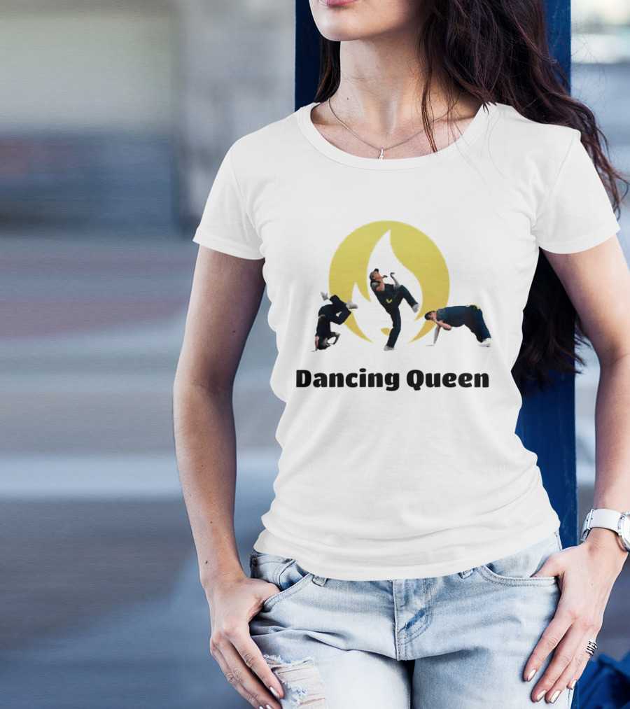 Australia Raygun Dancing Queen Breakdancing Moves T-Shirt