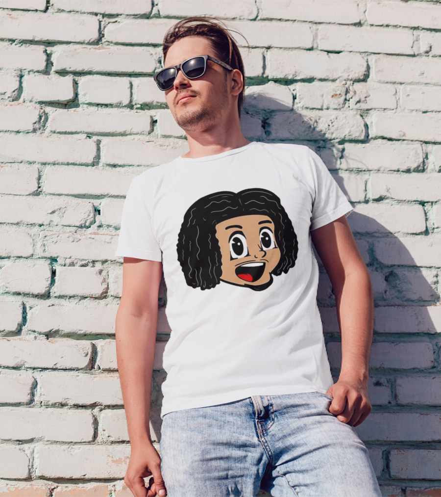 Cookiee Wright Cartoon Face Expression T-Shirt