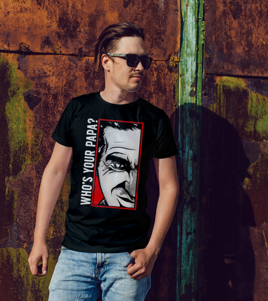 MLW Who's Your Papa Face Cesar Duran T-Shirt