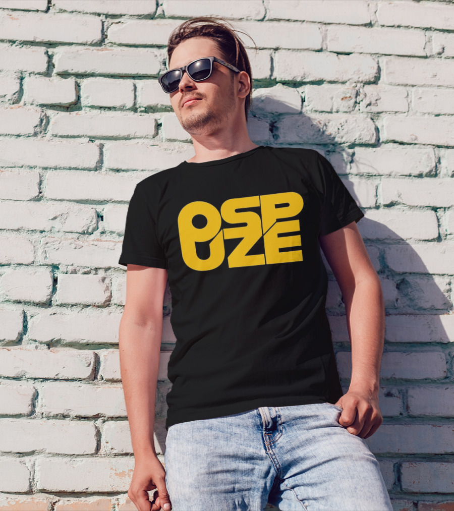 The Finals Ospuze Bold Yellow Block Letters T-Shirt