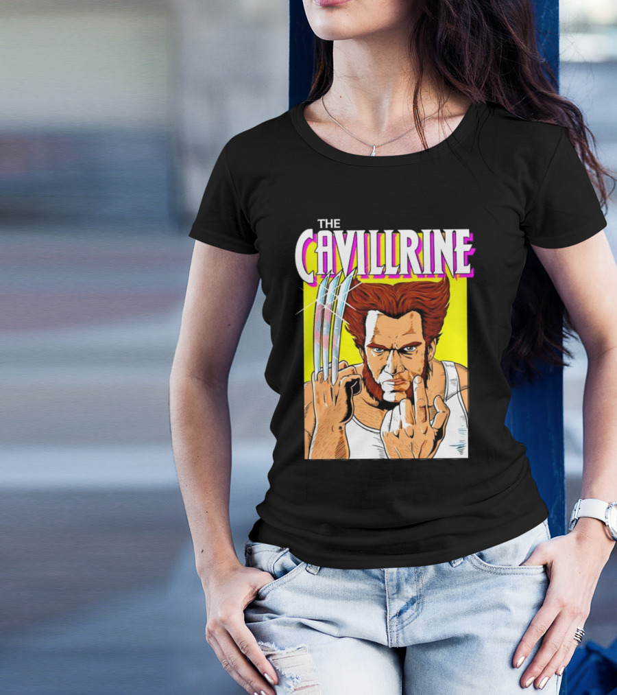 The Cavillrine Wolverine Mashup Comic-Style Character Fusion T-Shirt