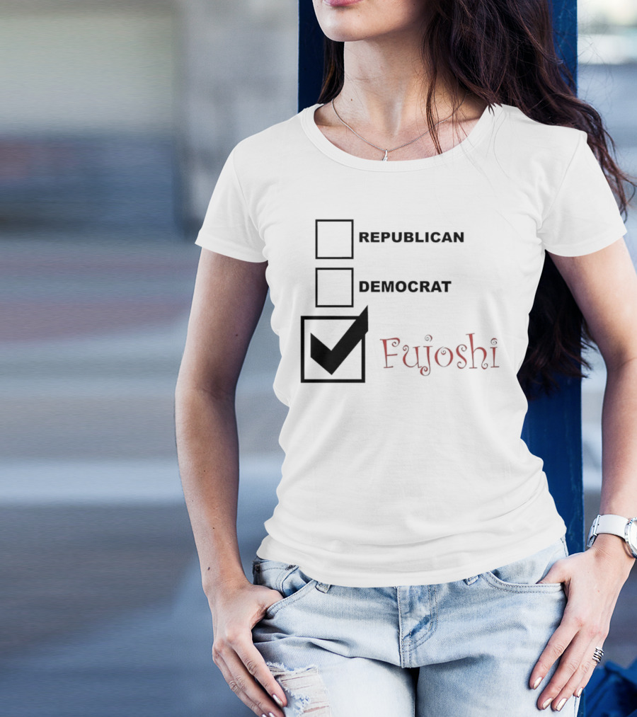 Republican Democrat Fujoshi Anime Fandom Humor T-Shirt