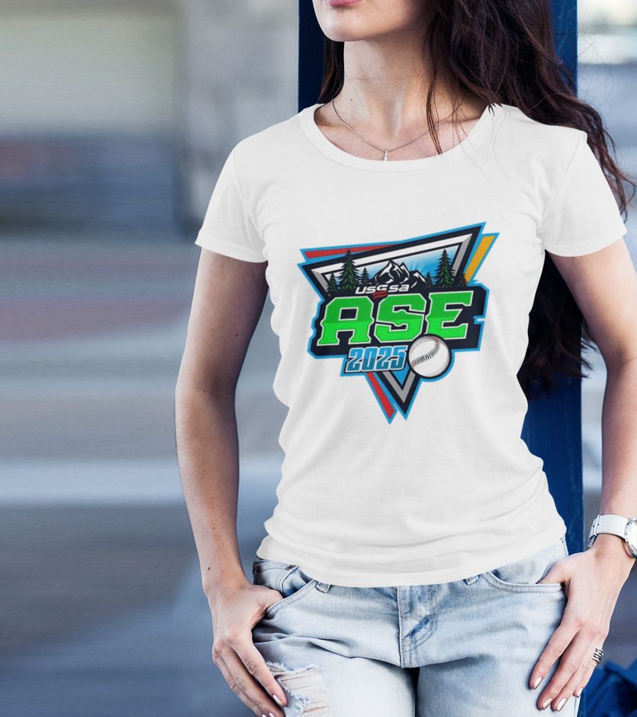 USSSA Arkansas ASE 2025 Baseball Mountains T-Shirt