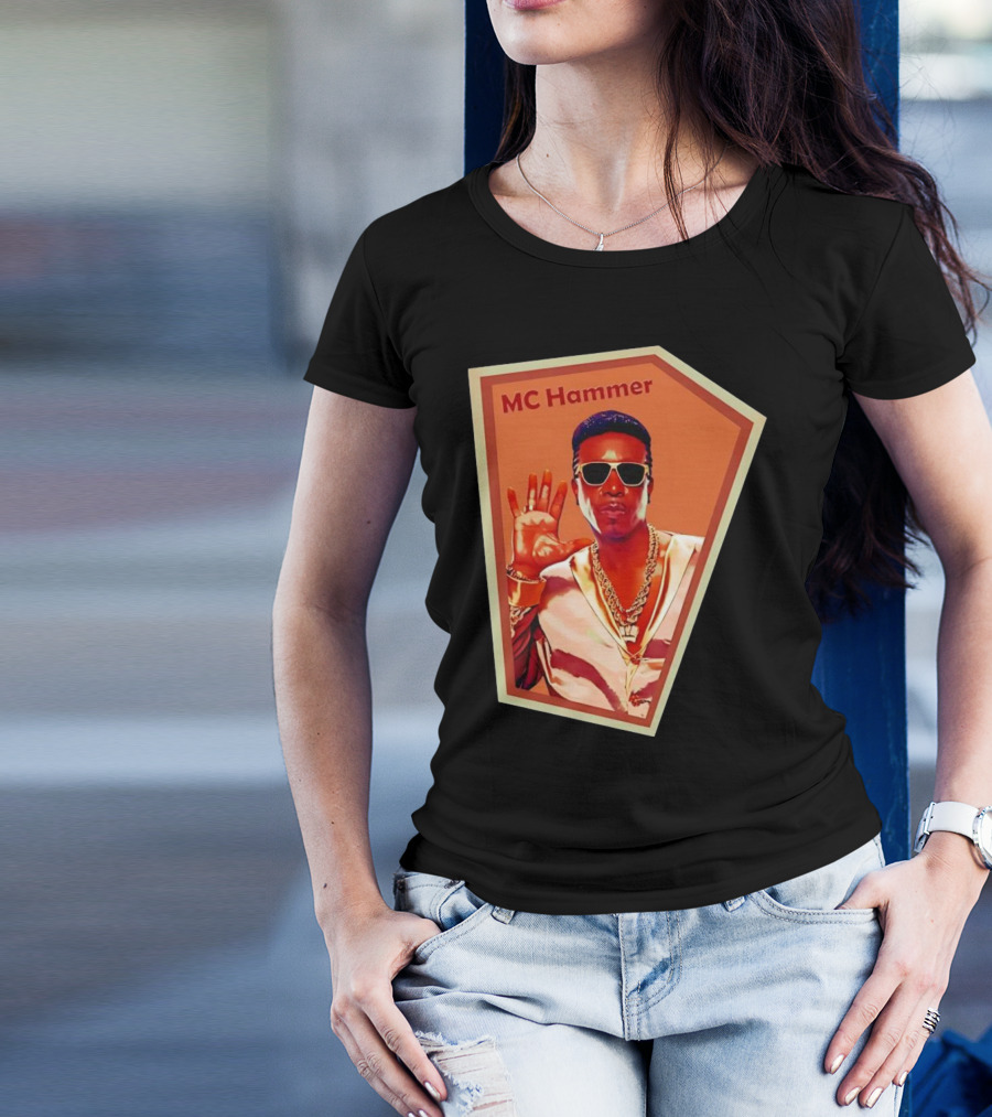 MC Hammer Retro Iconic Style Sunglasses Chains Wave Hand Gesture T-Shirt