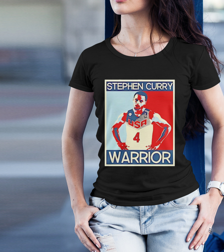 Stephen Curry USA Warrior 4 Hope T-Shirt