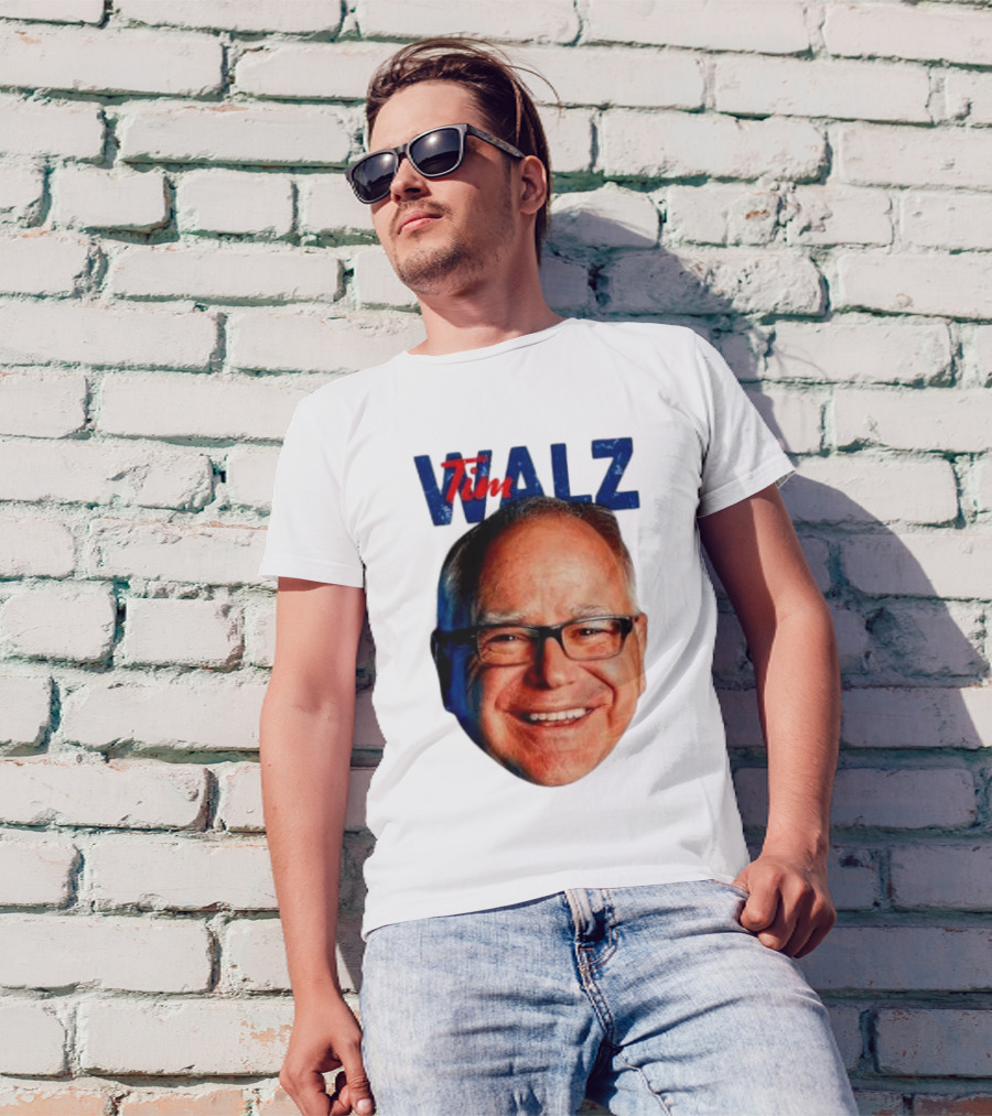 Tim Walz 2024 Vice President Big Head Walz T-Shirt