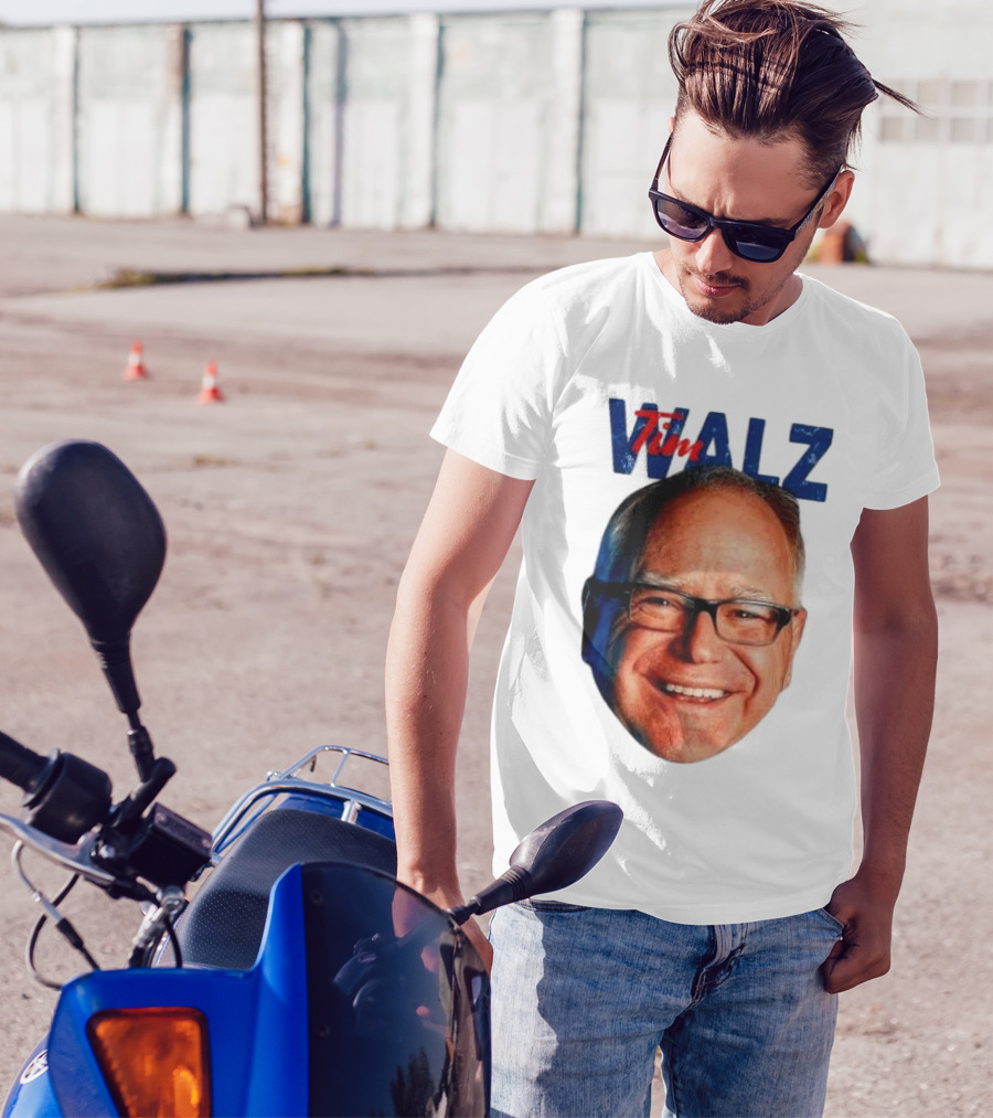 Tim Walz 2024 Vice President Big Head Walz T-Shirt