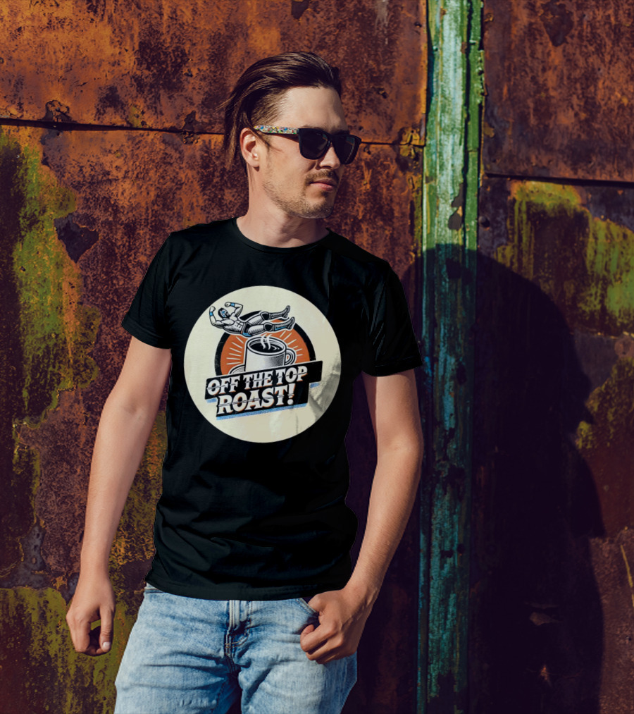 Off The Top Roast Coffee Wrestler T-Shirt