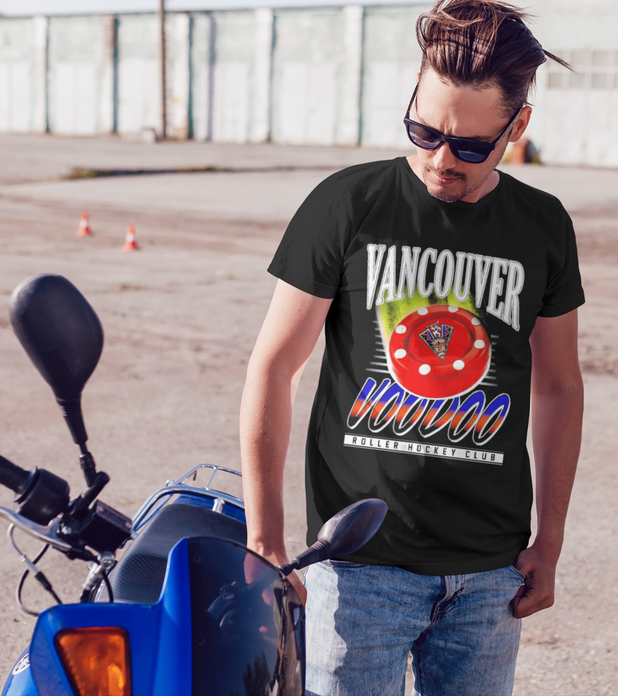Vancouver Voodoo Roller Hockey Club Puck Logo Classic T-Shirt