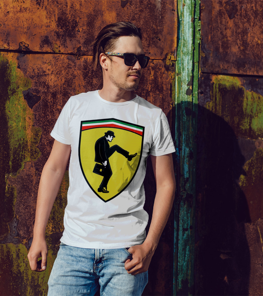 Ministry Of Silly Walks Monty Python Ferrari T-Shirt